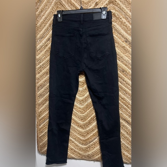 Pistola Women's Teagan High Waist Slit
Cuff Slim Leg Black Jeans,Size 28 - Picture 4 of 10